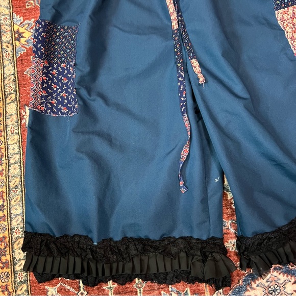 Upcycled Reworked Bloomers Boho Shabby Chic Oversized Baggy Drawstring Pants - Picture 6 of 9